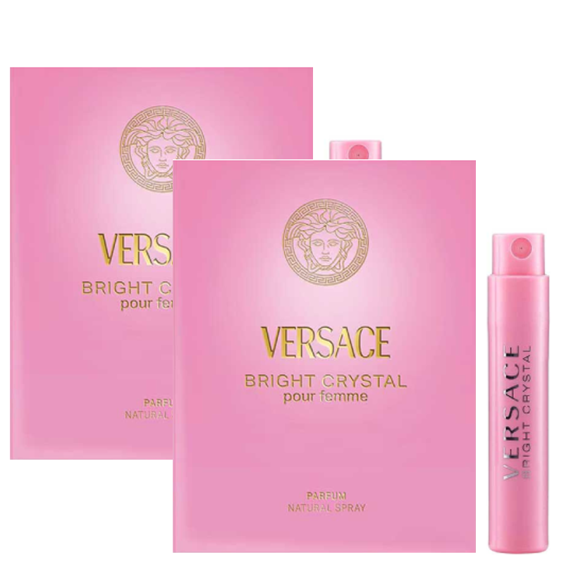 VERSACE Bright Crystal Pour Femme Parfum 1ml ,VERSACE Bright Crystal , น้ำหอม VERSACE , VERSACE ราคา , VERSACE รีวิว , VERSACE สีชมพู